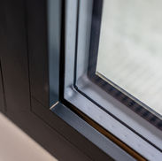 modern aluminium window system detail