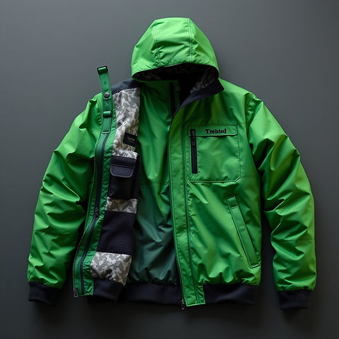 created green jacket product photo image .jpg