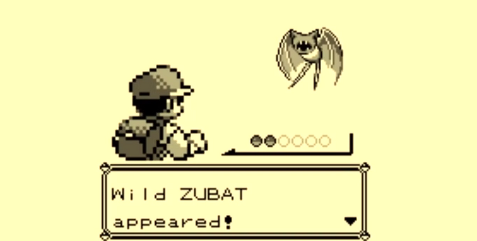 Zubat encounter from Pokemon