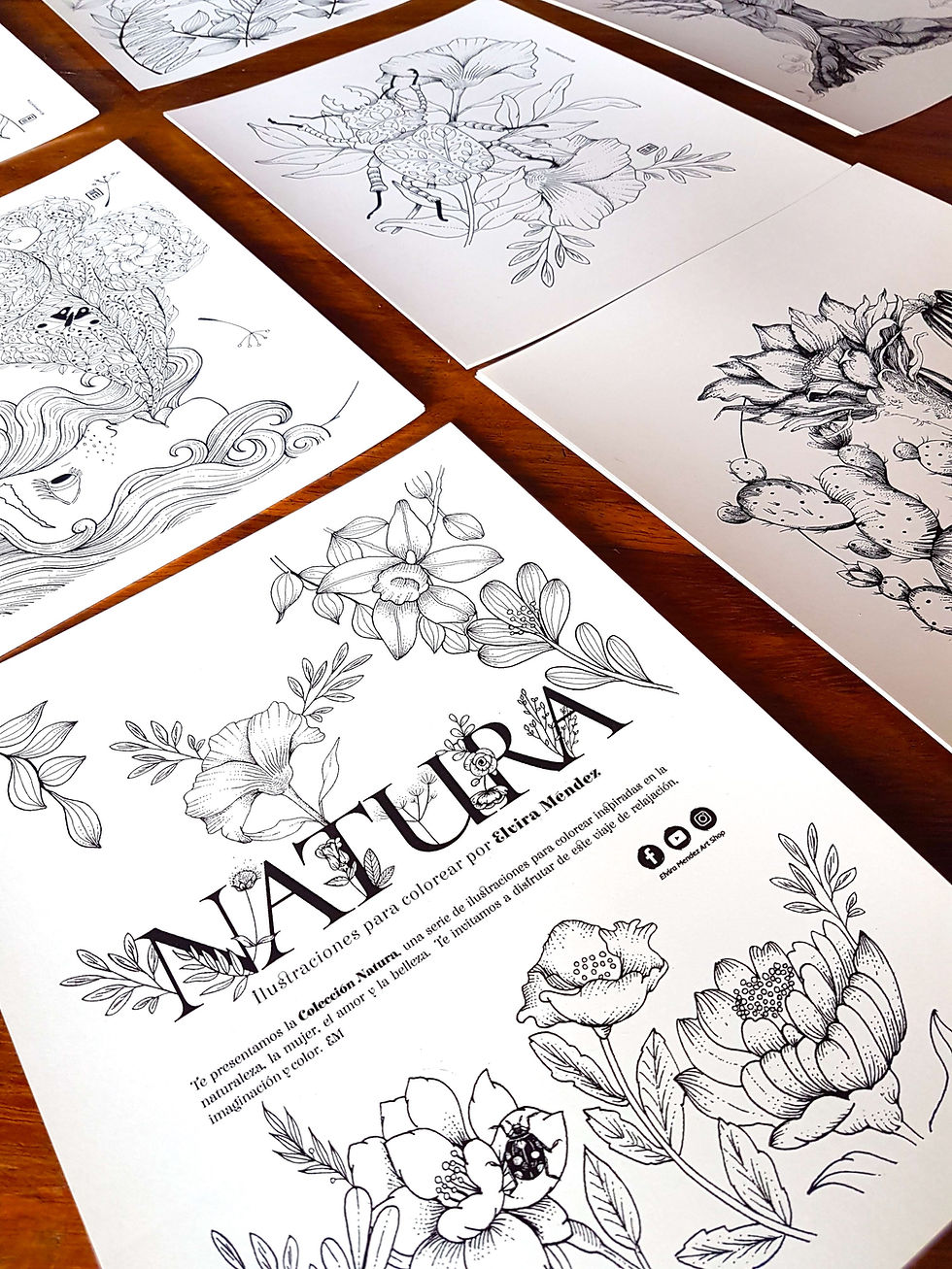 Miniatura: Kit Natura para pintar