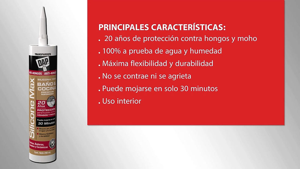 Miniatura: Silicona  MAX Blanco 290 ml