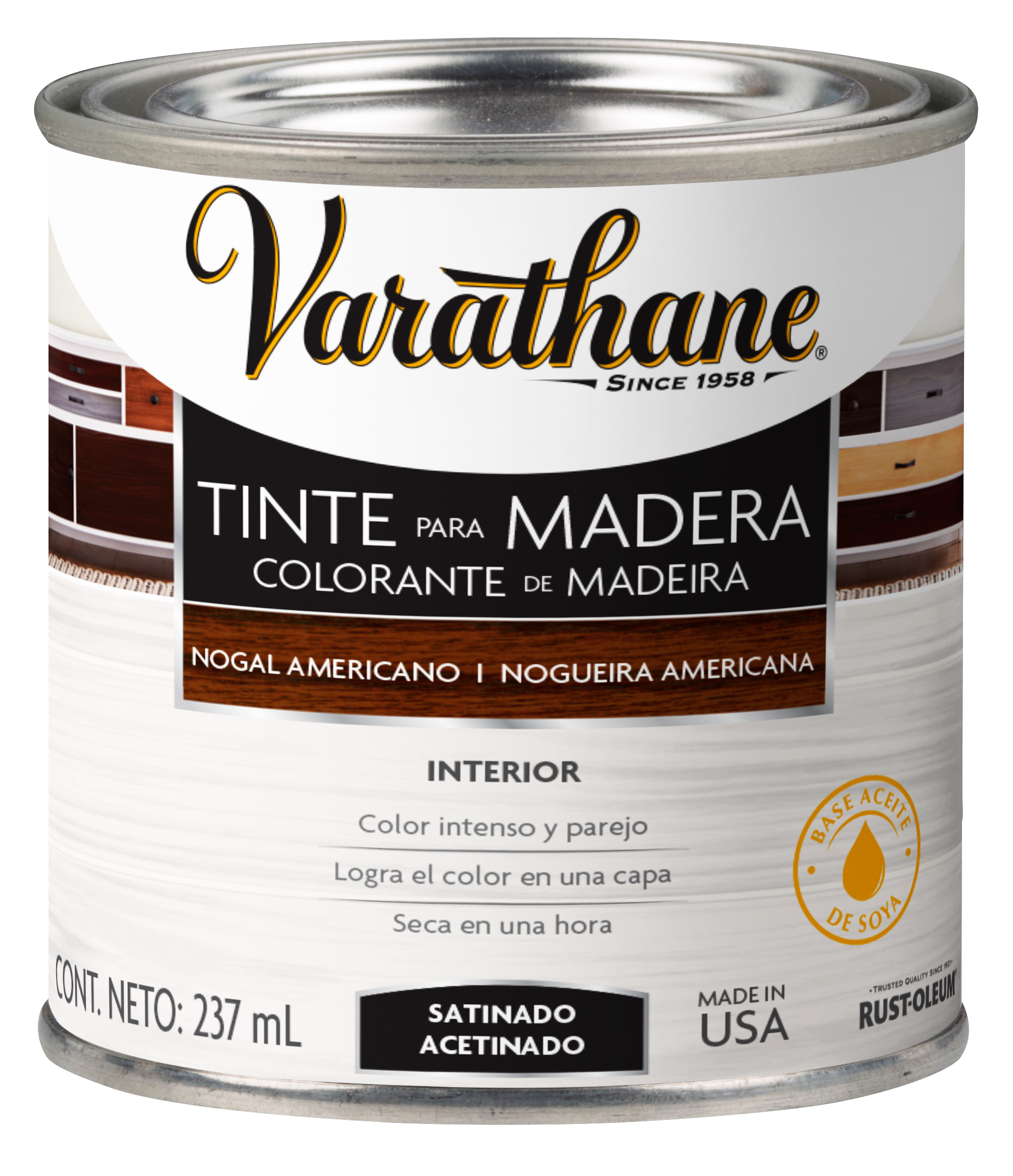Varathane Tinte para Madera Nogal Americano 0,237L