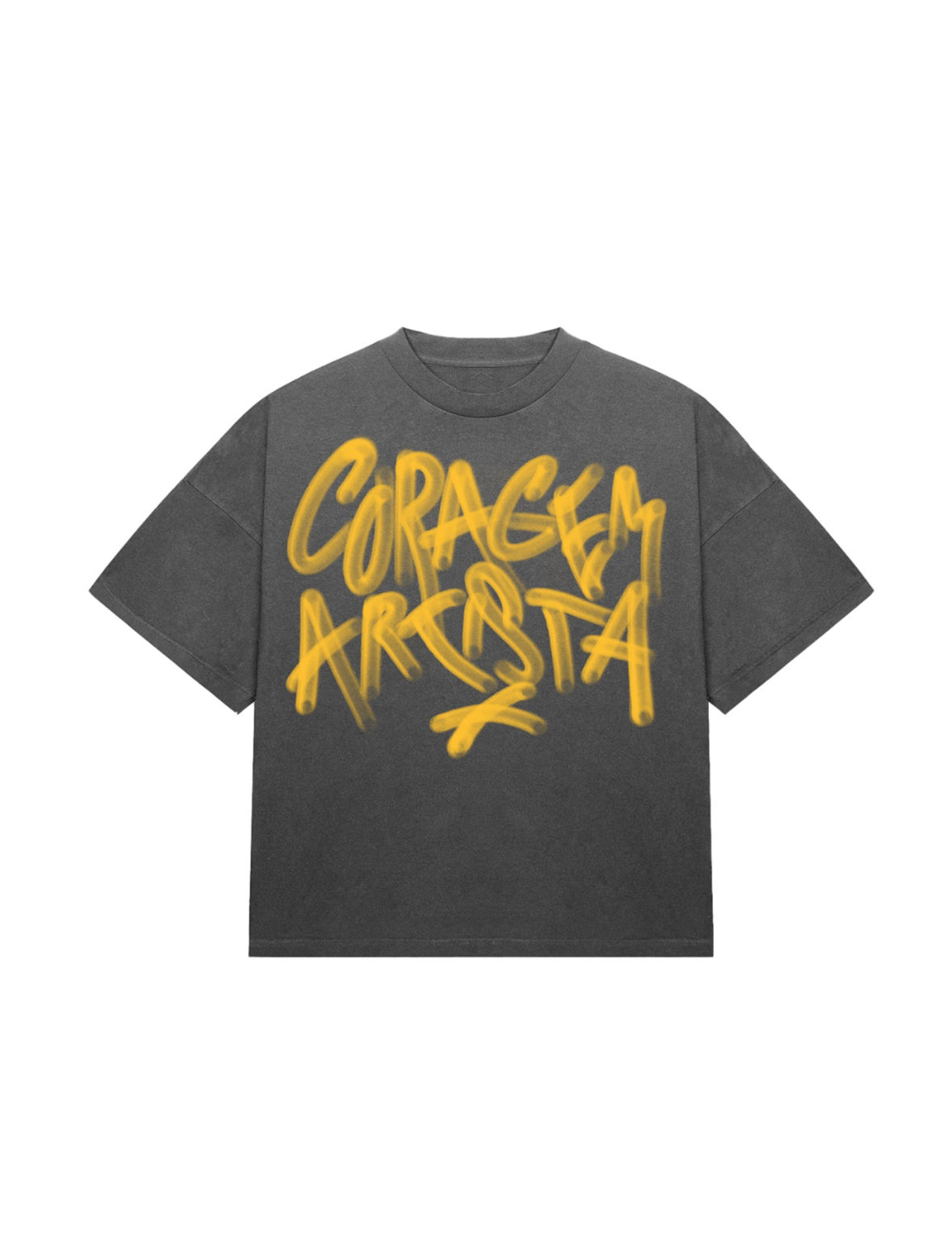 T-shirt Coragem Artista - Oversized