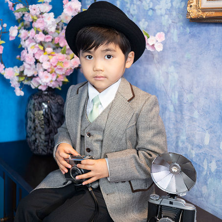 七五三で五歳記念撮影