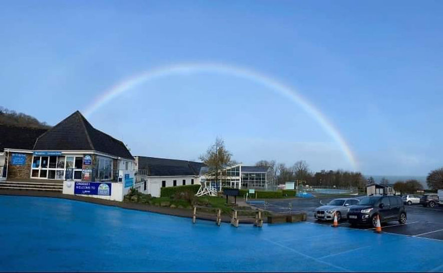 Quay West reception on a beautiful summer morning