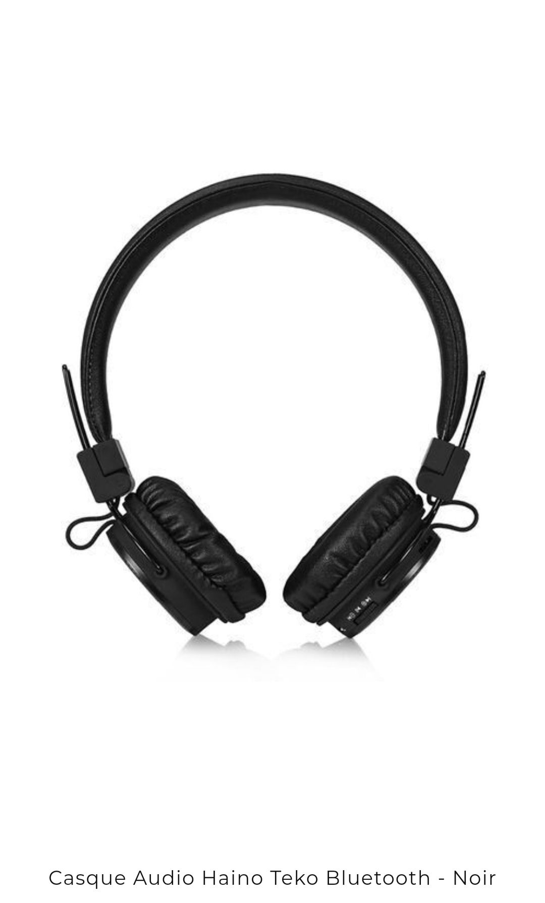 Casque Audio Haino Teko Bluetooth - Noir🤩