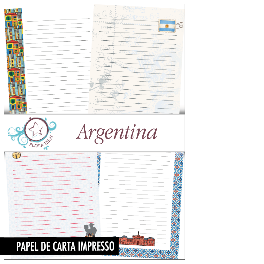 Argentina | Papel de Carta Impresso