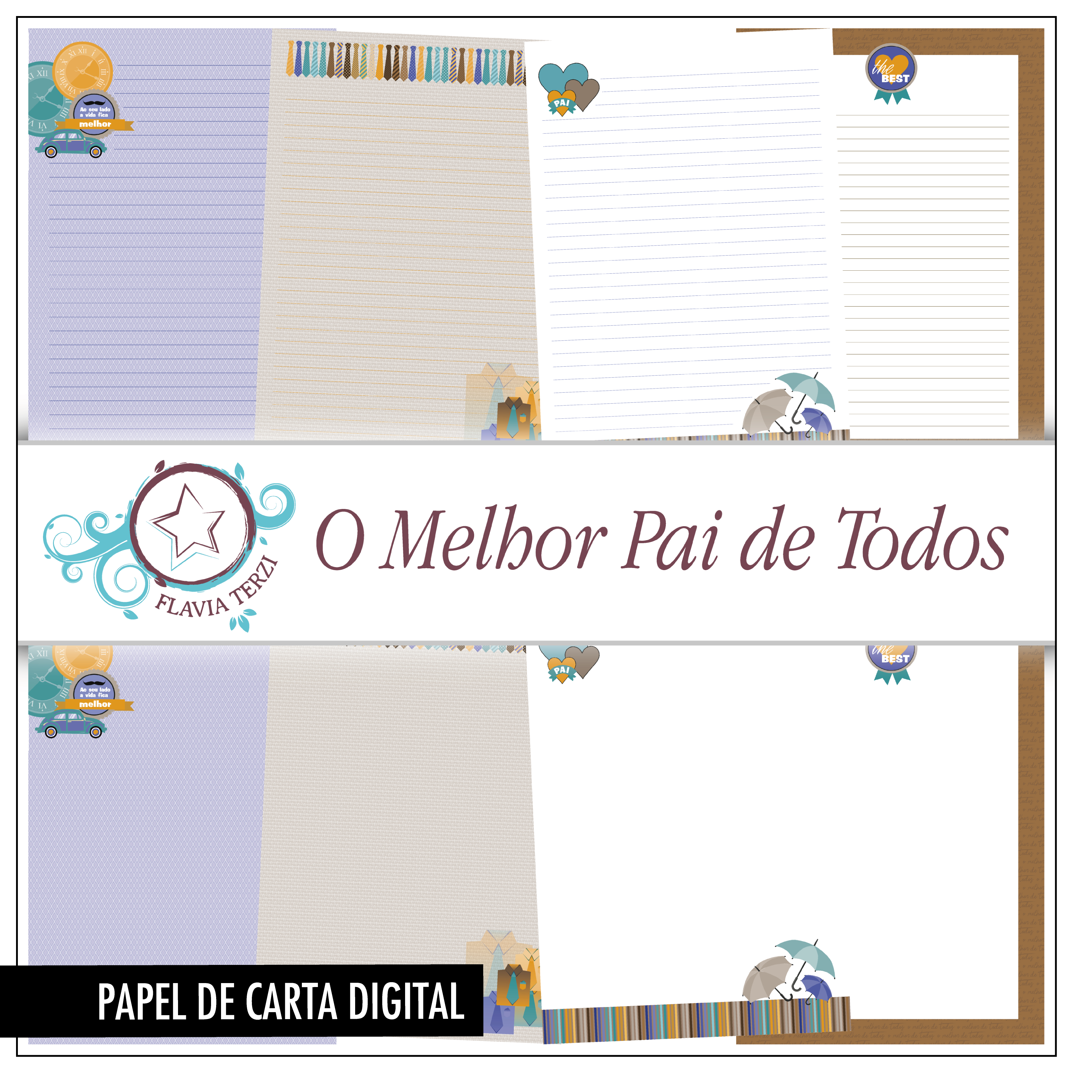 O Melhor Pai de Todos | Papel de Carta