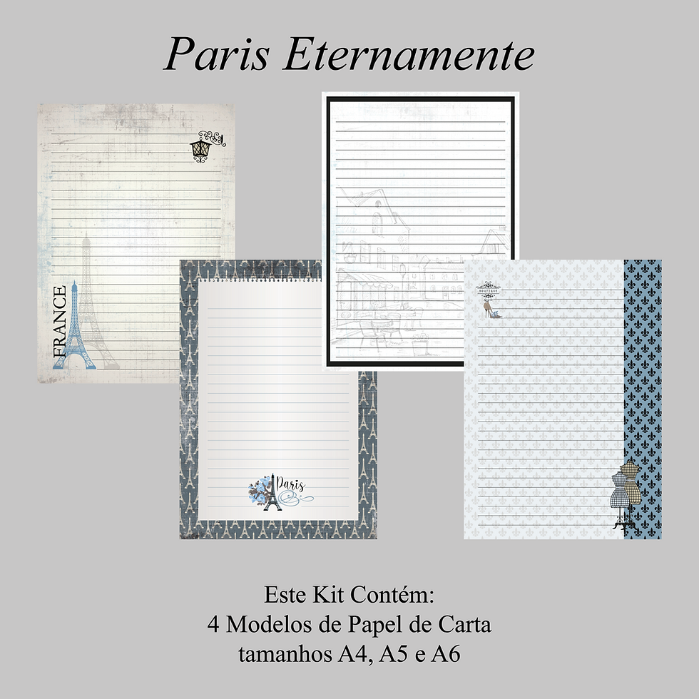 Miniatura: Paris Eternamente | Papel de Carta
