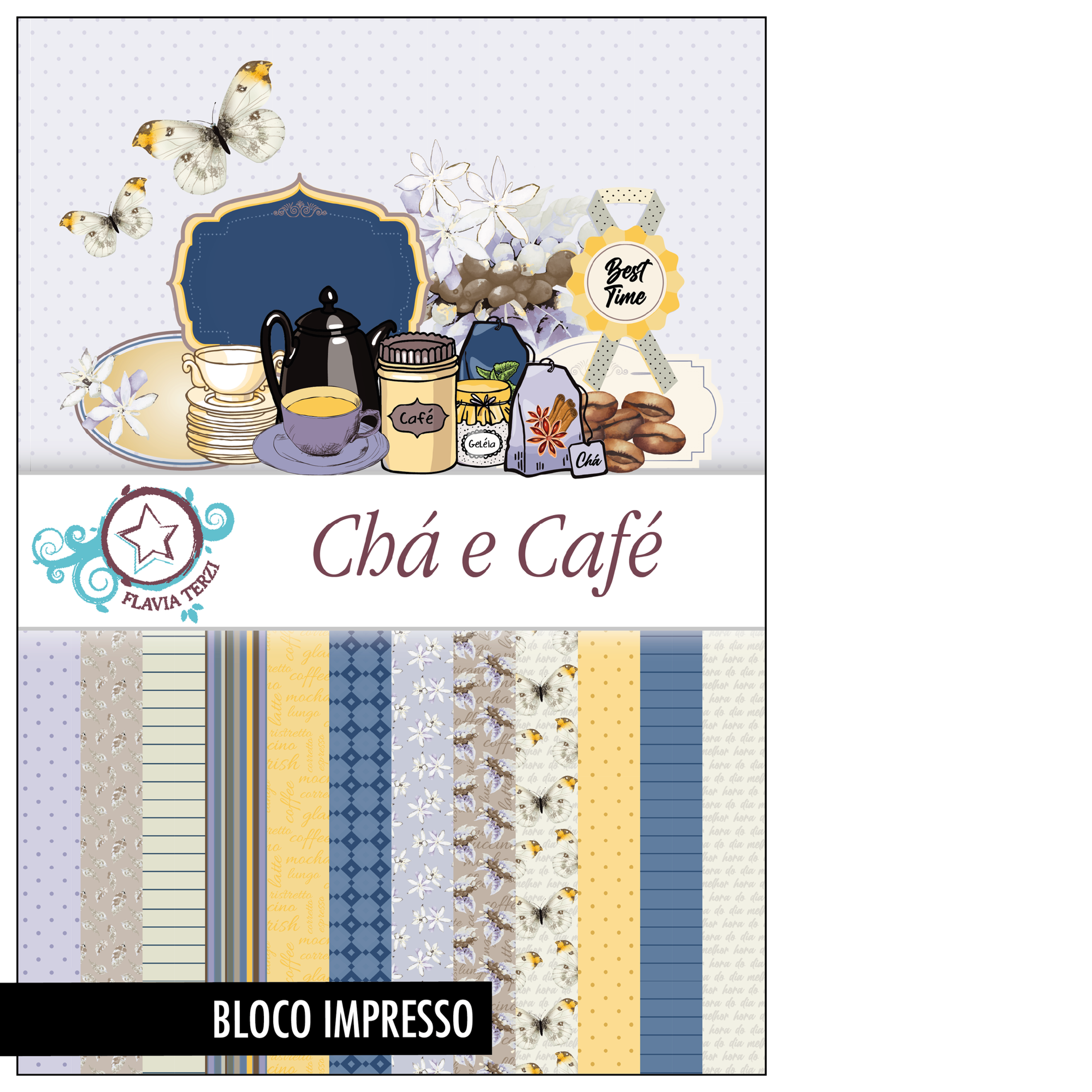 Chá e Café | Bloco Impresso