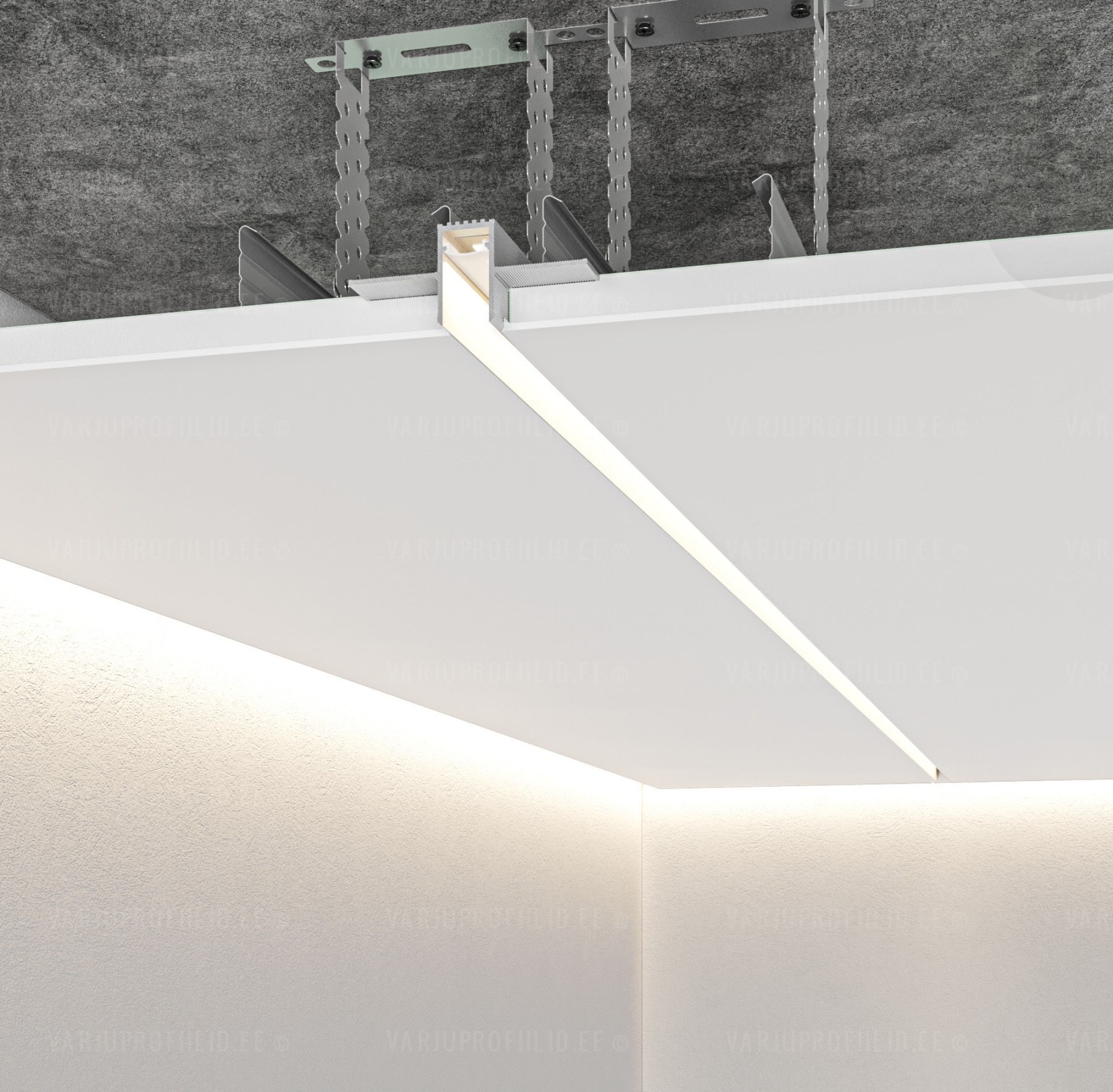 Kesklae LED varjuprofiil 13mm