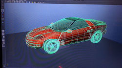 Transformer Car - Wireframe