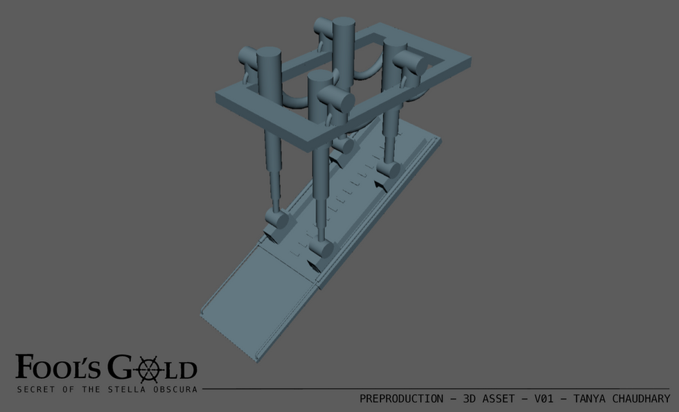 Space Ship Ramp - 3D Block out
