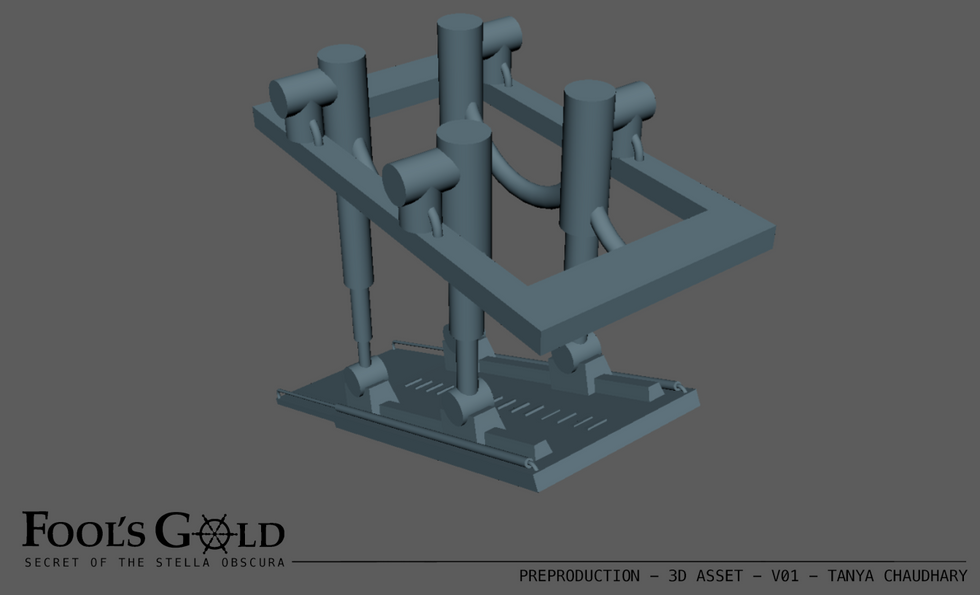 Space Ship Ramp - 3D Block out