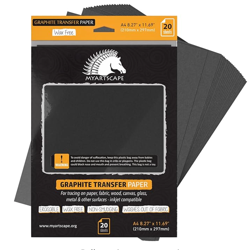 How to Transfer a Printable Pattern Using Graphite Paper