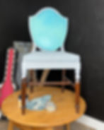 fabric chair with base coat complete
