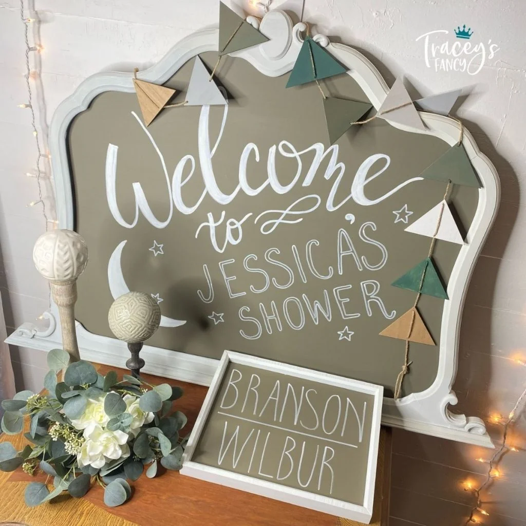 baby shower sign