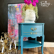 Antebellum Blue Nightstand by Traceys Fancy