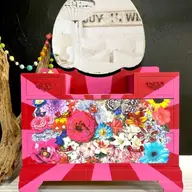 Whimsical Pop Art Vanity by Traceys Fancy