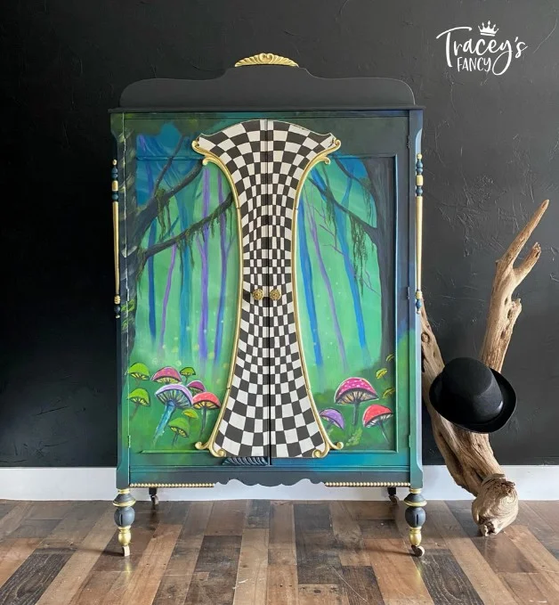 Wonderland Forest Armoire by Traceys Fancy