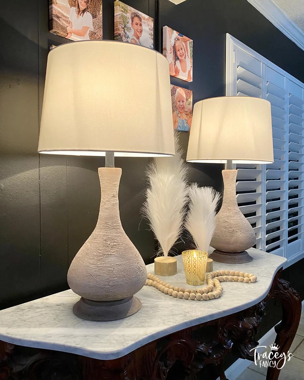 Texture Lamps by Traceys Fancy