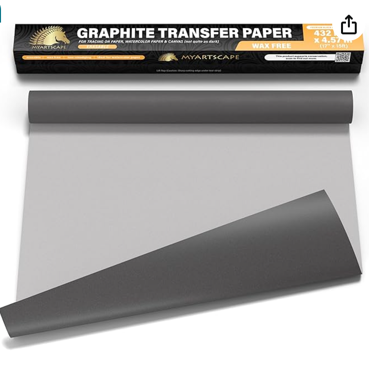 How to Transfer a Printable Pattern Using Graphite Paper
