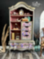 moody floral Bombay style armoire by Traceys Fancy