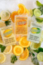scrubby soap packs with lemons, oranges, and limes by Dixie Belle Paint Company