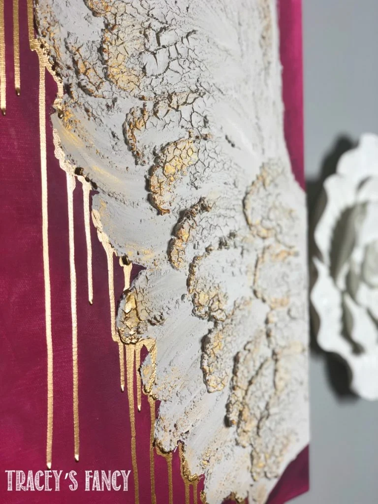 Drippy Angel Wings canvas art by Traceys Fancy
