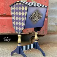 Antique Sewing Box by Traceys Fancy
