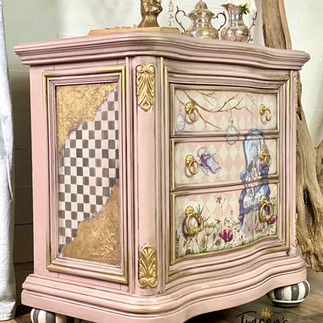 Whimsical Nightstand by Traceys Fancy