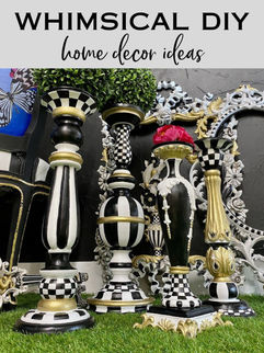 DIY whimsical home decor projects by Traceys Fancy