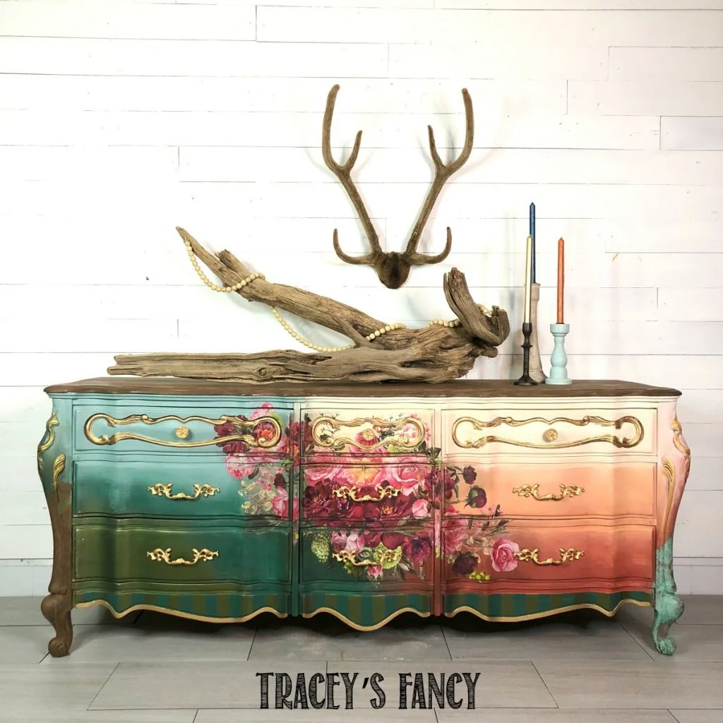 Floral Dresser by Traceys Fancy