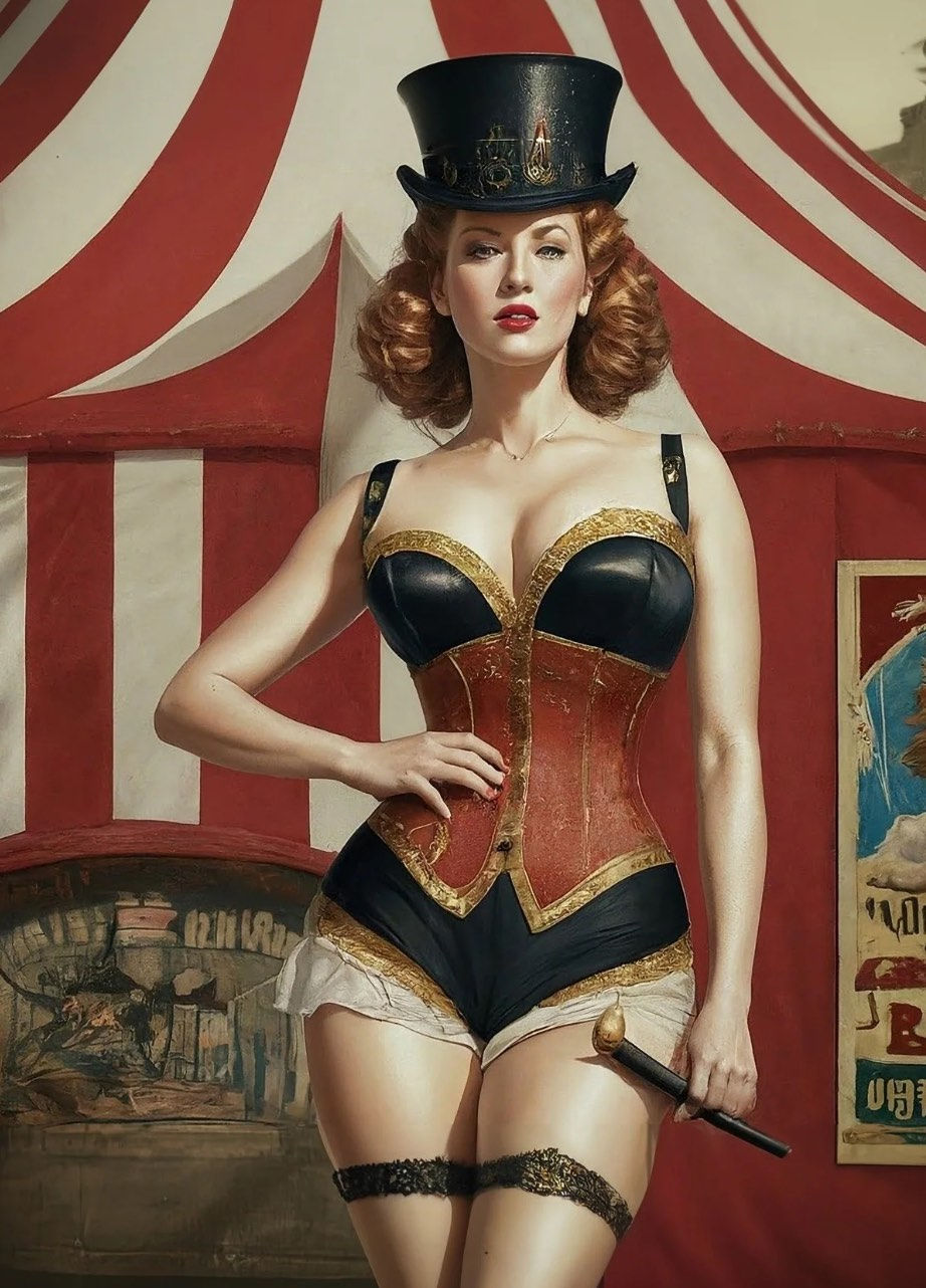 carnival queen decoupage paper by Mint by Michelle