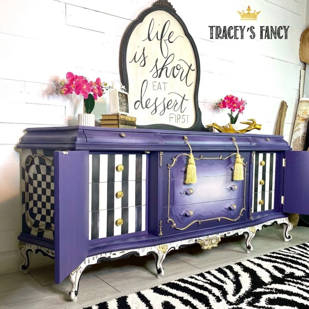 Whimsical Color Blended Dresser