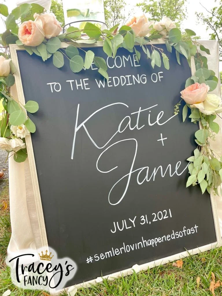 wedding sign