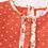 Thumbnail: Platinum rust floral dot button dress