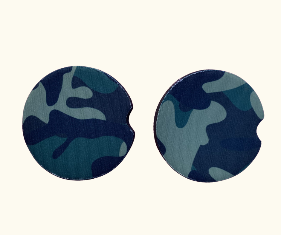 Camo Car Coasters