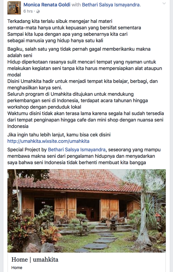 Tersadarkan oleh Umahkita