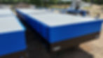 Commercial marine projects featuring prefabricated steel barges.