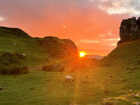 Tramonto a Fairy Glen