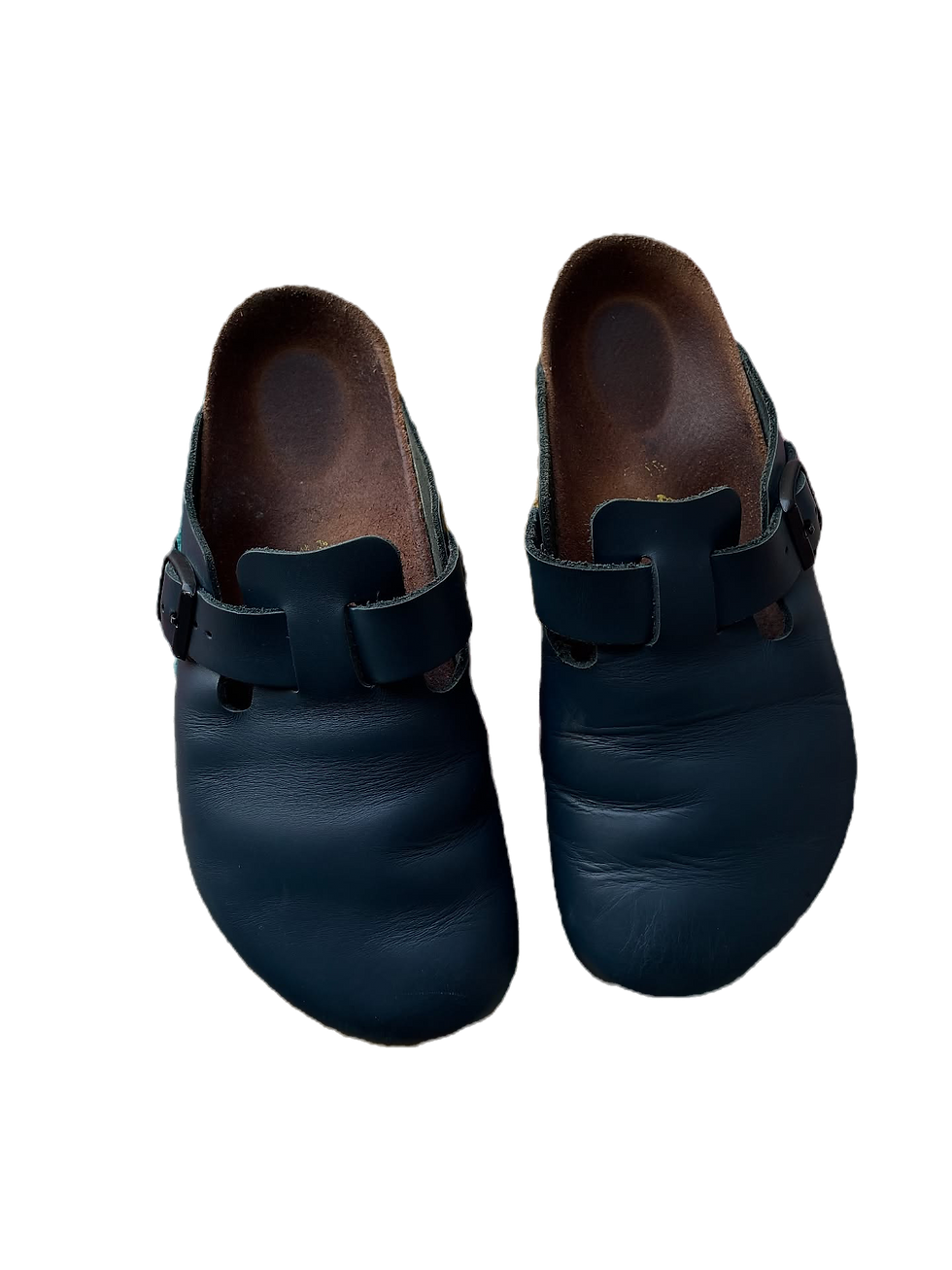 Blue Boston Birkenstocks