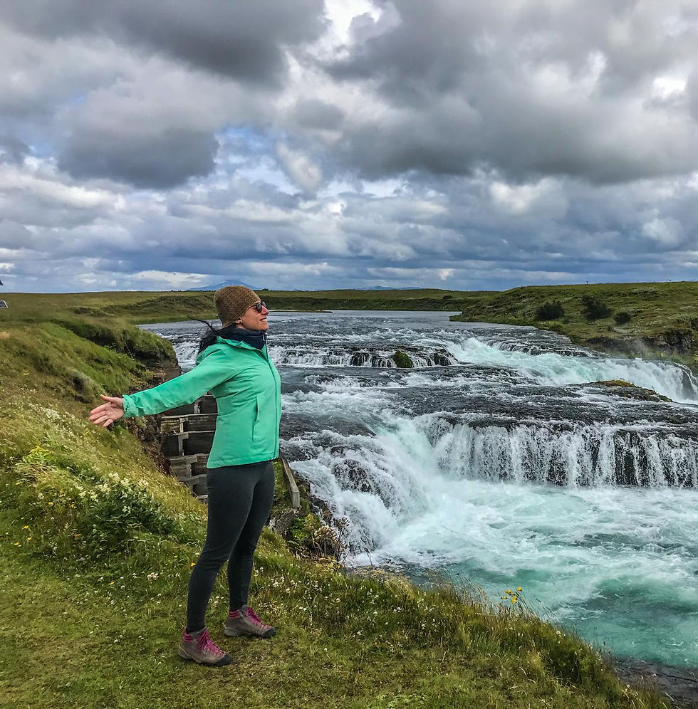 Somatic practitioner connecting with nature, reflecting the gentle approach of Gradiva Space.