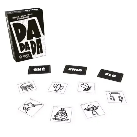 Miniature : Contenu du jeu de société "Dadada"