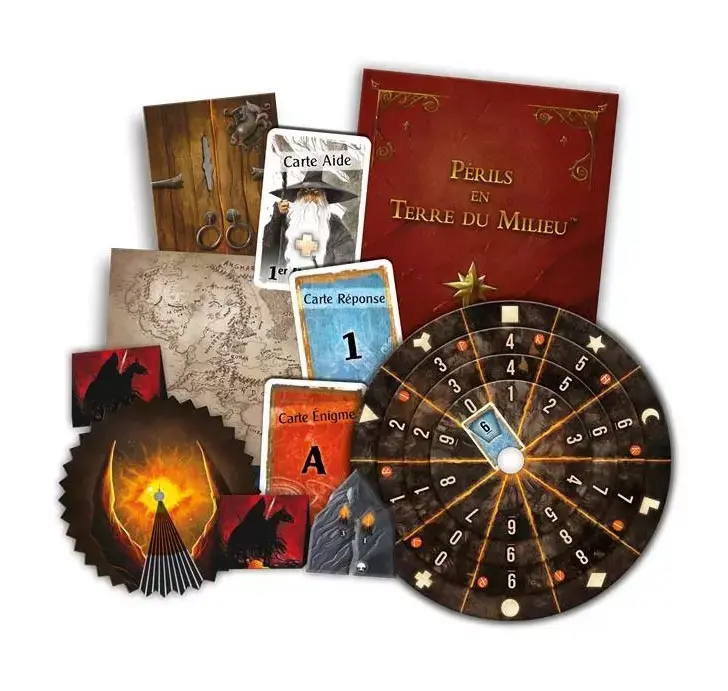 Contenu du jeu "EXIT : Seigneur des Anneaux"