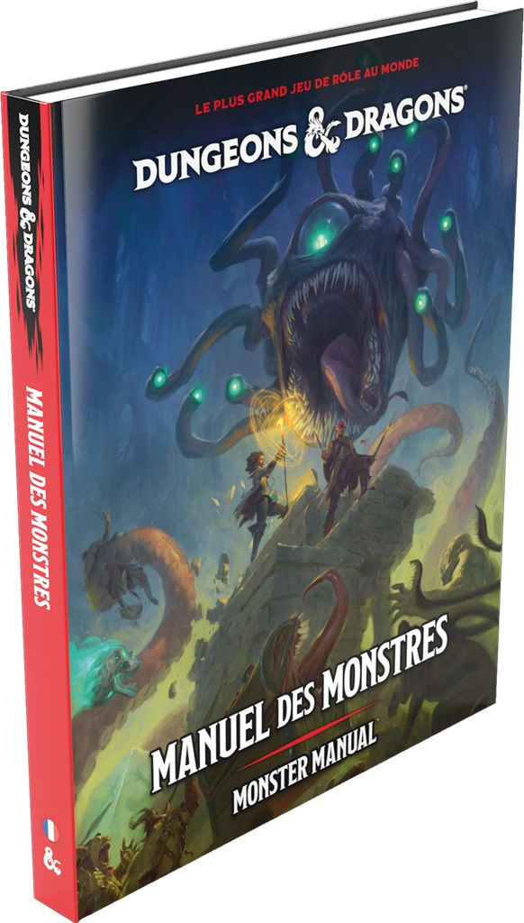 Couverture du livre de jeu de rôle "D&D 5  : Manuel des monstres 2024"