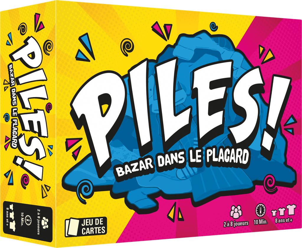 Boîte du jeu de société "Piles!"