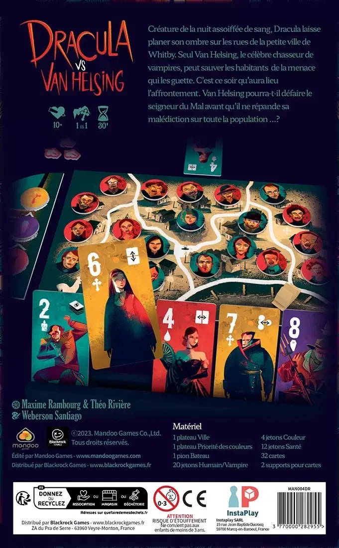 Miniature : Boîte du jeu de société "Dracula vs Van Helsing"