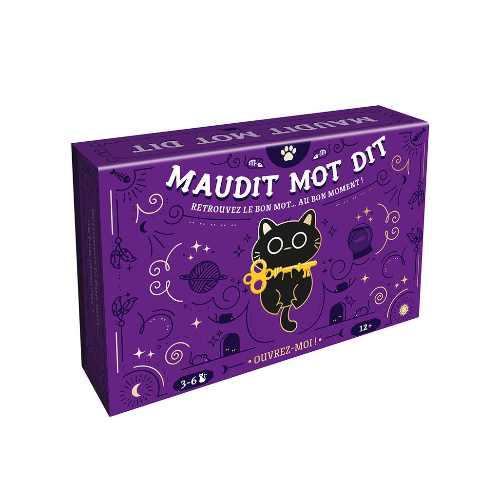 Boîte du jeu de société "Maudit Mot Dit"