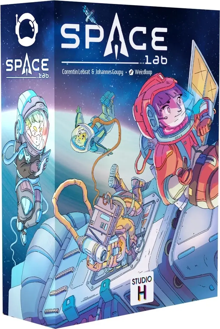 Boîte du jeu de société "Space Lab"